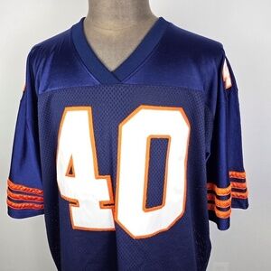 VINTAGE X HALL OF FAME -Sayers Chicago Bears USA SPORTS THROWBACKS Jersey XXL